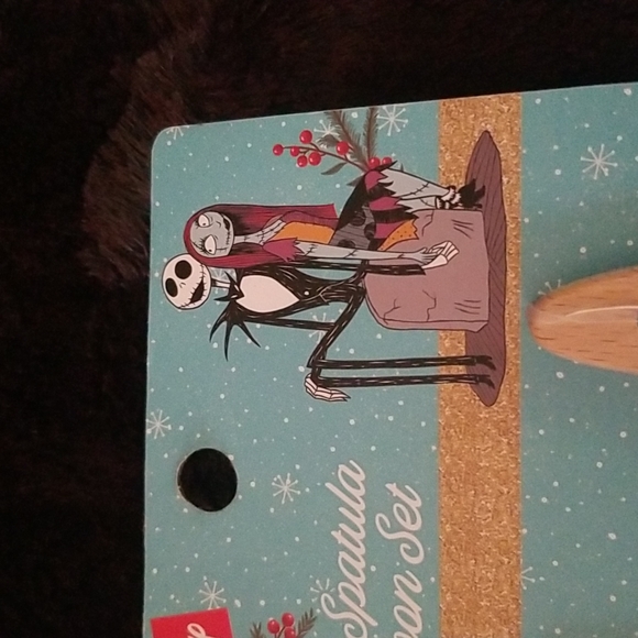 Disney Nightmare before Christmas 2pack Silicone Spatula & spoon set New - Picture 6 of 7